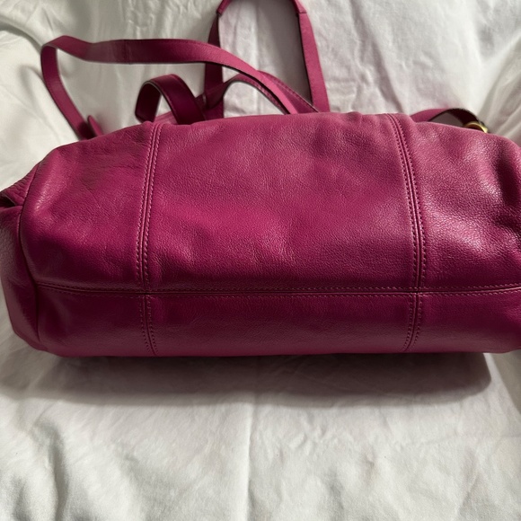 Coach No K1271 - F20104 Ashley Pink Leather Tote Crossbody Purse - Picture 3 of 7